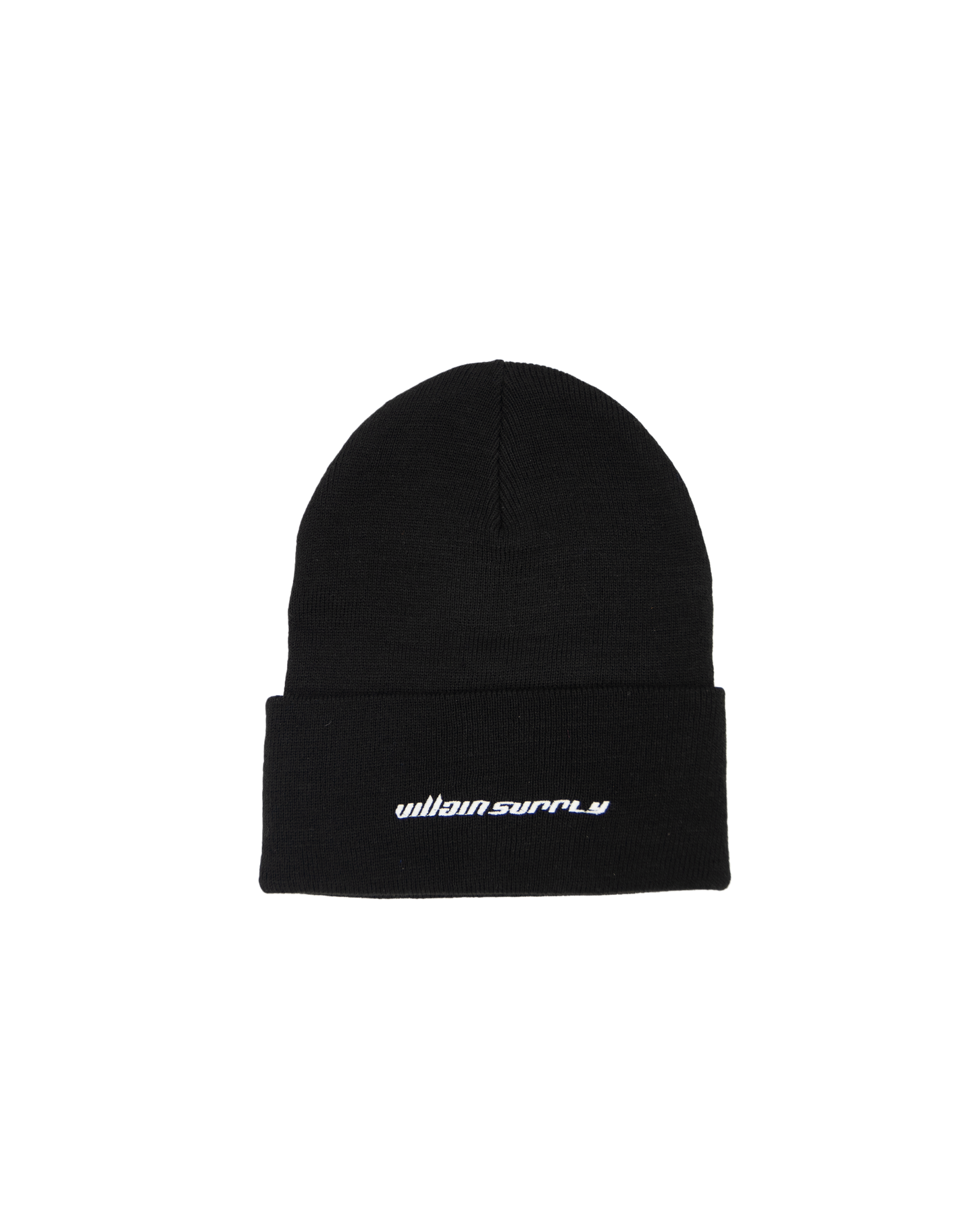 Villain supply Cuff Beanie Black