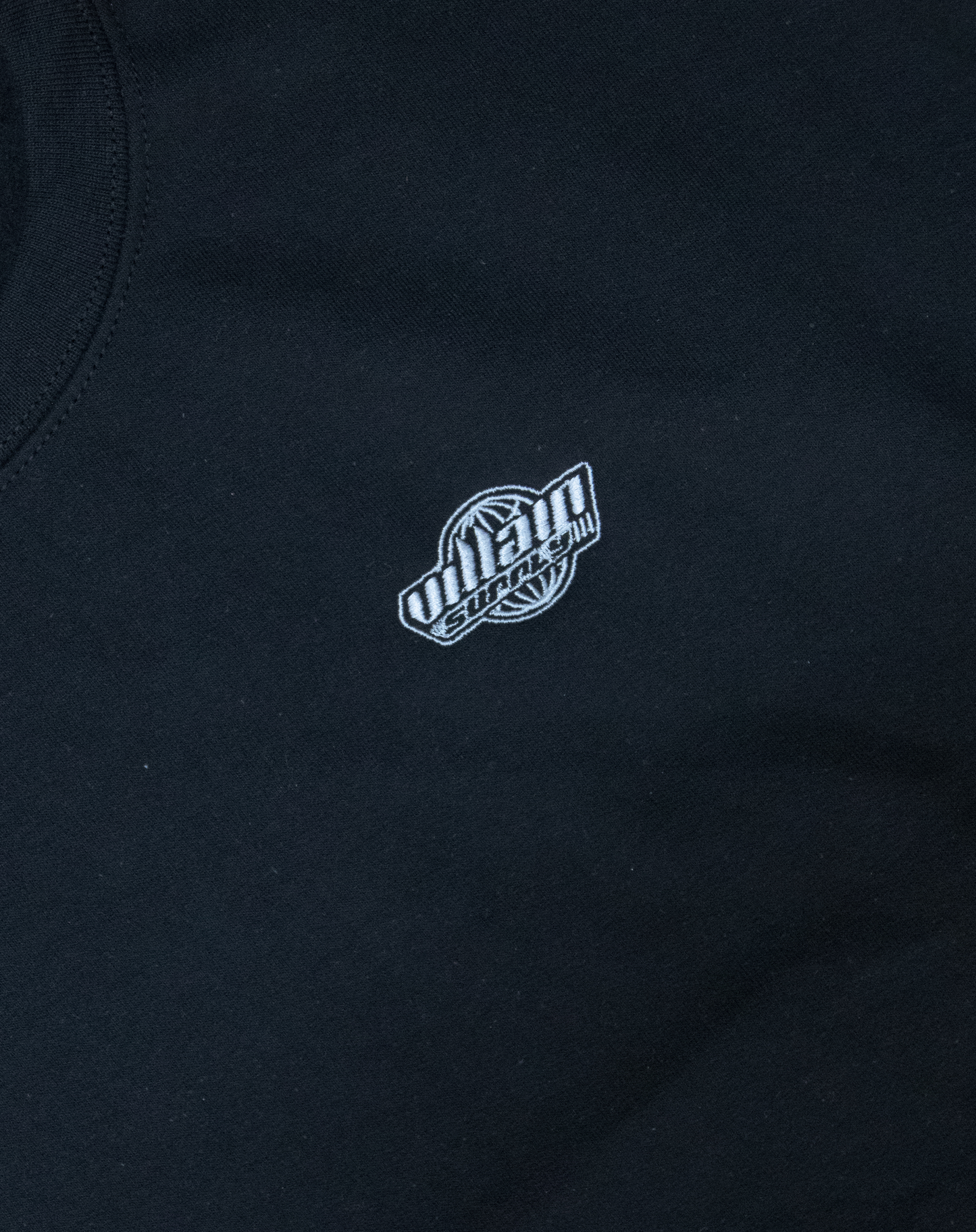 Villain supply embroidered Logo Crewneck Black