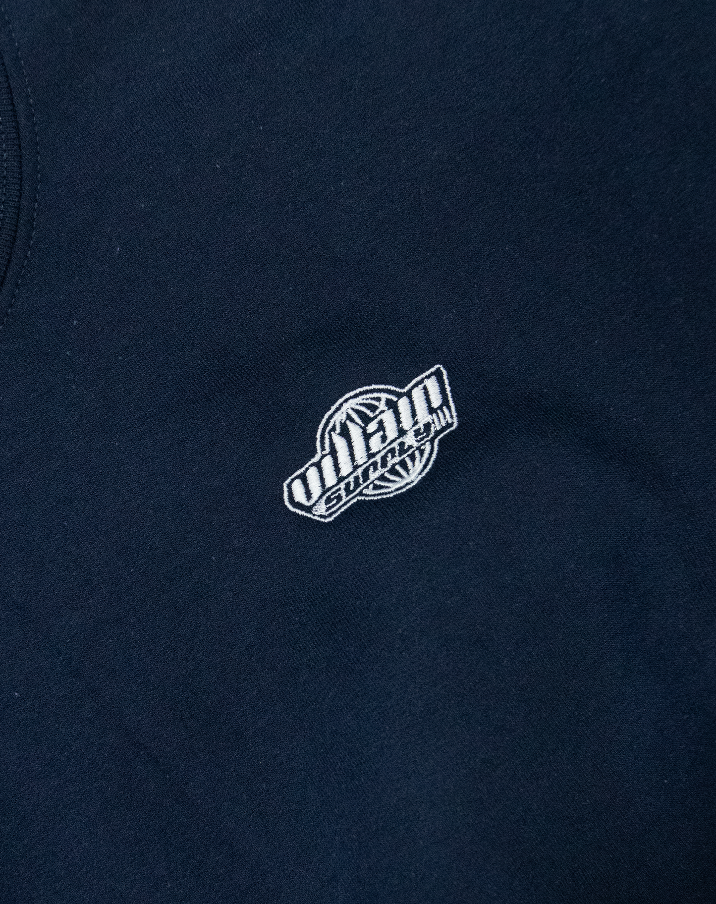Villain supply embroidered Logo Crewneck Navy
