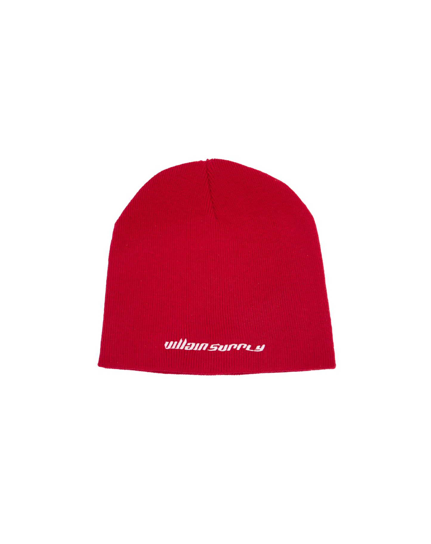Villain supply Skully Beanie Fire Red