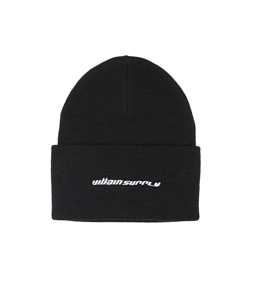 Villain supply Cuff Beanie Black