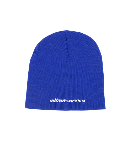 Villain supply Skully Beanie Royal Blue