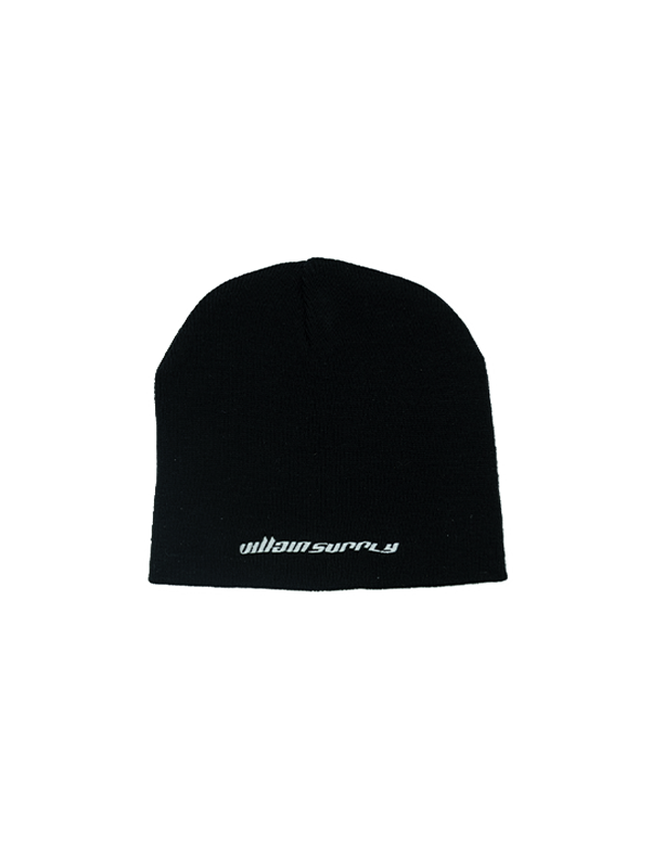 Villain supply Skully Beanie Pitch Black